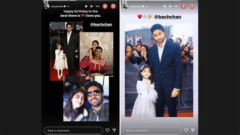 Abhishek Bachchan Turns Actors Niece Navya Naveli Nanda Shares The