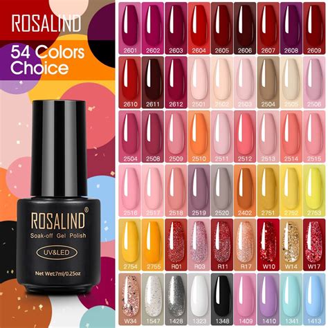 Rosalind Vernis Ongles Hybride Gel Uv Led Soak Off Semi Permanent