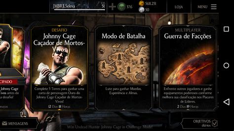 Gal Xia Mortal Kombat Atualiza O Para Mkx Mobile