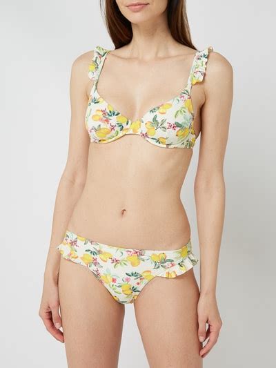 Esprit Bikini Slip Mit Floralem Muster Gelb Online Kaufen