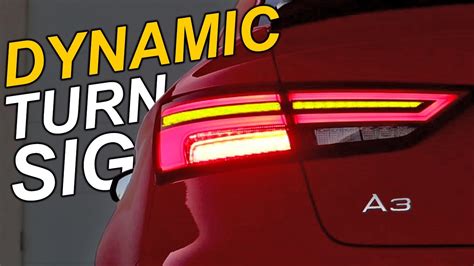 European Dynamic Tail Lights For Audi A3 S3 And Rs3 Models Youtube