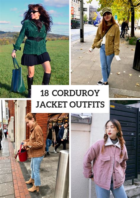 18 Corduroy Jacket Outfits For Stylish Ladies Styleoholic