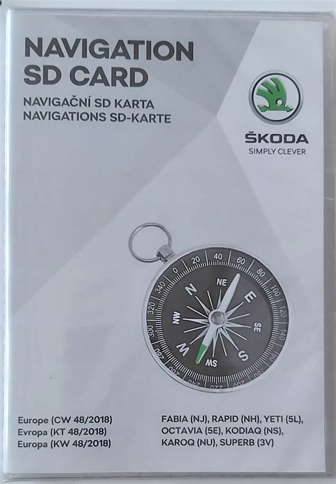 Karta SD Nawigacji Skoda Amundsen Europa CW48 2018 8579714059