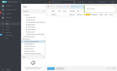 Add Computers Using Active Directory Synchronization Eset Protect On