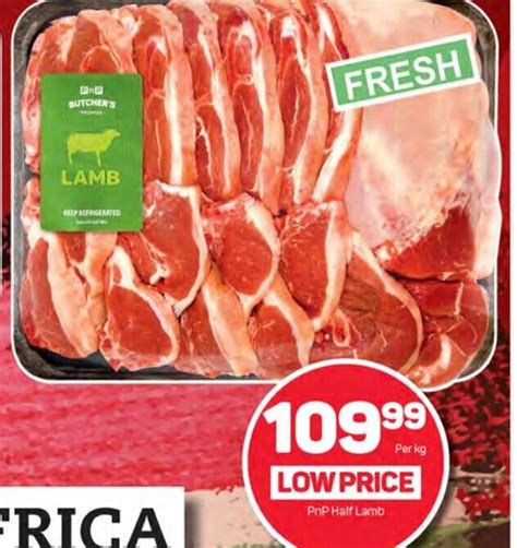 Pnp Half Lamb Offer At Pick N Pay