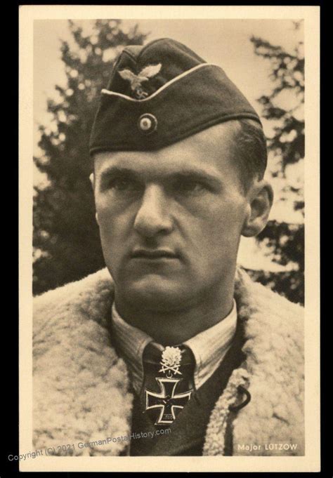 3rd Reich Germany Major Luetzow Ritterkreuztraeger Rkt Hoffmann 1554