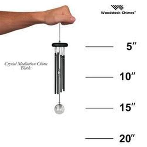 Crystal Meditation Chime Black | Mitre10
