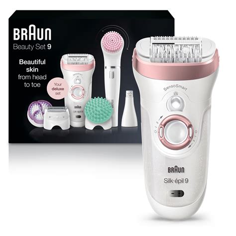 Braun Silk Ã pil Beauty Set 9 9 985 Deluxe 7 in 1 Cordless Wet Dry