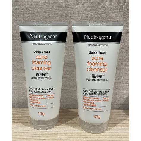 Neutrogena Deep Clean Acne Foaming Cleanser 175g Shopee Thailand