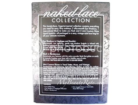 Lorac Naked Lace Collection Mybeautyrate