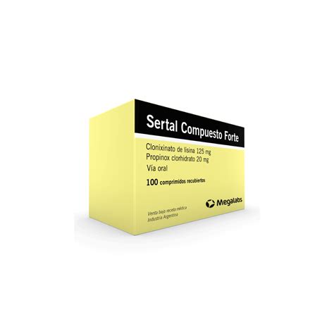 SERTAL COMPUESTO FORTE X 10 COMP FarmacoLab