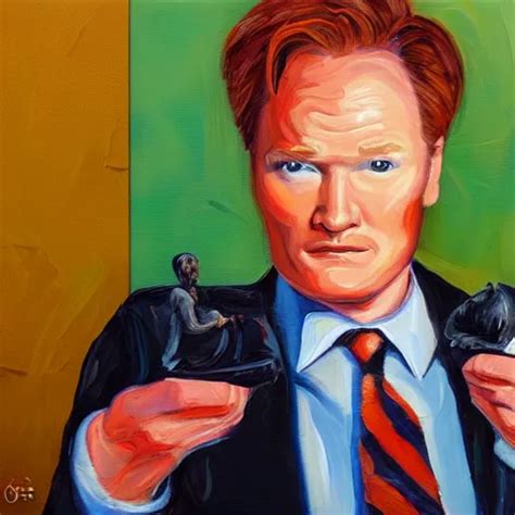 Conan O Brien Oil Painting Portrait Stable Diffusion OpenArt