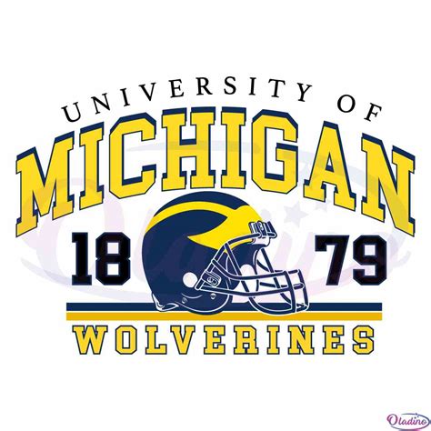 Michigan University Wolverines College Svg Digital File