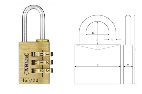 Cadenas Rect Combinaison Abus Quincaillerie Cadenas