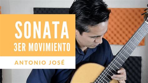 Antonio Jos Sonata Para Guitarra Er Movimiento Pavana Triste Youtube