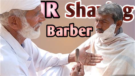 ASMR Fast Shaving With Old Man And Barber Old ASMR Beard Shaving