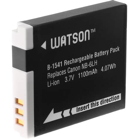 Watson Nb Lh Lithium Ion Battery Pack V Mah B