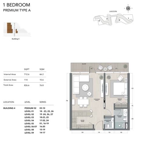 Quattro Del Mar by RAK Floor Plan | Duplexes Apartments