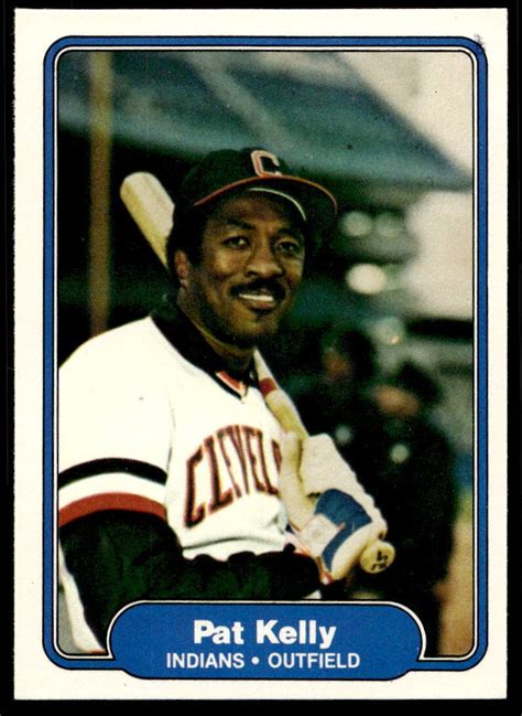 Fleer Pat Kelly Cleveland Indians Baseball Card Ebay