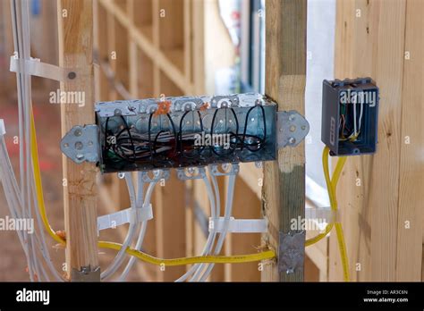 Multiple Electrical Box Installation Stock Photo - Alamy