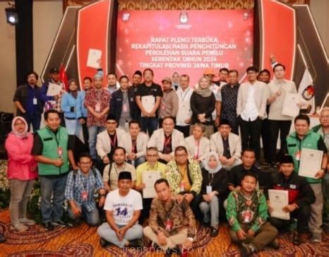 Rekapitulasi KPU Jatim Dua Incumbent Dan Pendatang Baru Lolos DPD RI