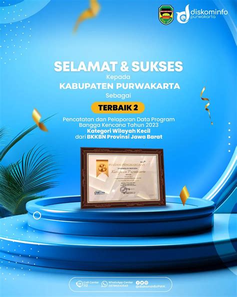 Selamat Dan Sukses Kepada Kabupaten Purwakarta Sebagai Terbaik Ke