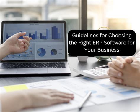 Guidelines For Choosing The Right Erp Software For Your Business