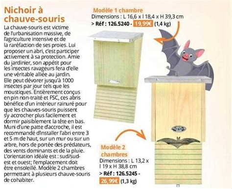 Promo Nichoir à Chauve souris chez Magellan iCatalogue fr