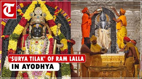 Devotees Throng Ram Temple In Ayodhya To Witness Surya Tilak On Ram