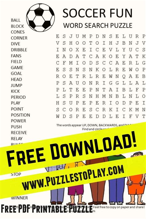 Football Word Search Printable