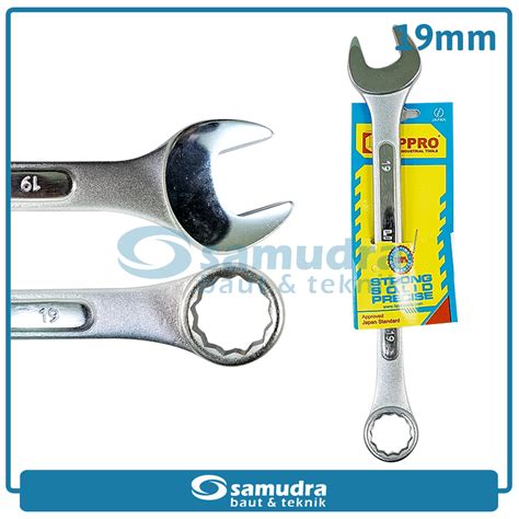 Jual Kunci Ring Pas 19 Mm LIPPRO Buka Baut 19mm Combination Spanner