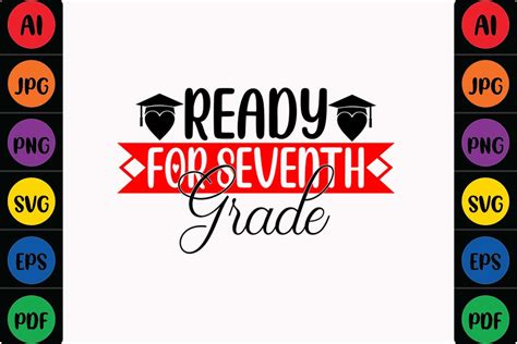 Ready For Seventh Grade Graphic By Mina Akter · Creative Fabrica