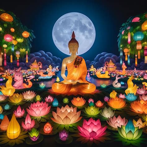 Premium Photo Loy Krathong Festival