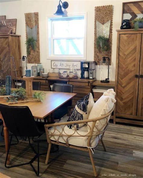 Cozy Boho Dining Room With Coffee Nook Soul Lane