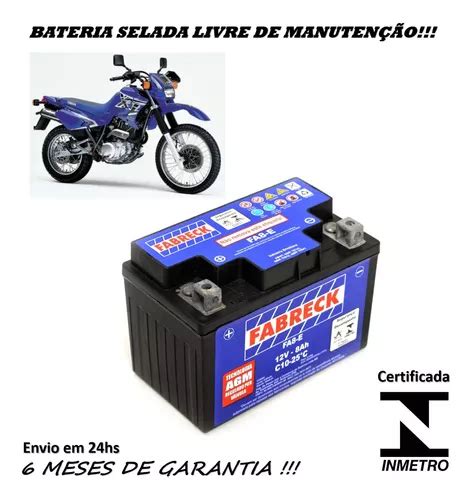 Bateria De Moto Xt 600 E 8 Amperes Mod Original Parcelamento Sem Juros