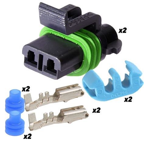 Buy Delphi Metri Pack 2 Pin Female 280 Series Housing Connector W