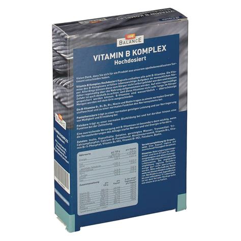 Gehe Balance Vitamin B Komplex Kapseln St Shop Apotheke