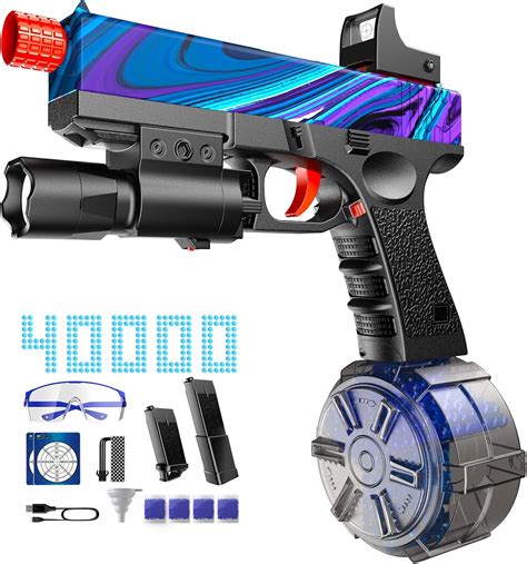 Buy Navshot G17 Glock Style Gel Ball Blaster Splatter Gun For Orbeez Tiktok Famous Kit Full