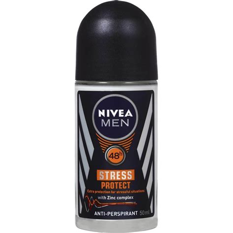 Nivea Deodorant Roll On Stress Protect Mens 50ml