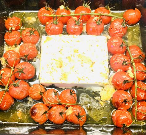 Pâte feta et tomates cerises au four Hugo Kitchen