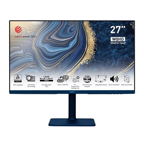 Msi Monitor Modern Md Qp Ultramarine