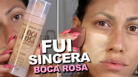 RESENHA da BASE BOCA ROSA BEAUTY PRIMEIRAS IMPRESSÕES YouTube