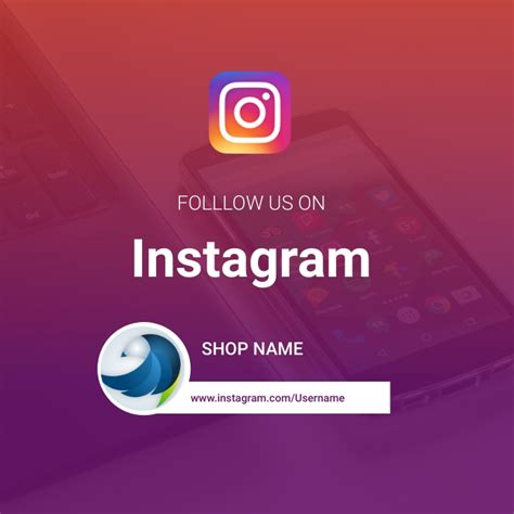 Follow Us On Social Media Template Postermywall