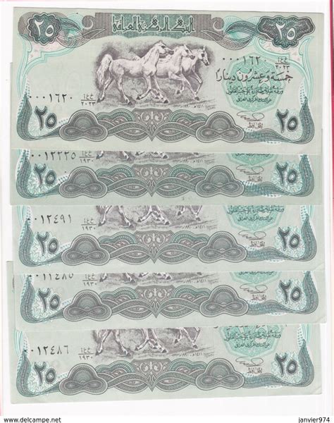 Iraq Irak Billets De Dinars Billet Neuf Unc