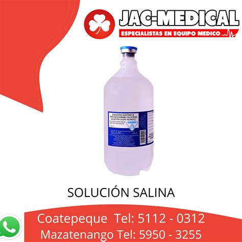 SOLUCION SALINA 1000 ML JAC Medical