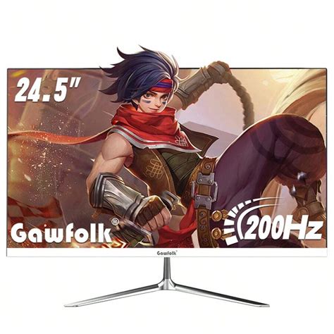 GAWFOLK Gawfolk Monitor De Juegos Recto De 24 5 Pulgadas 200 Hz