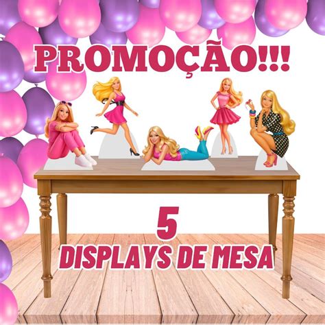Promocao Barbie - DISPLAY DE MESA BARBIE EM PROMOÇÃO !!! | Shopee Brasil