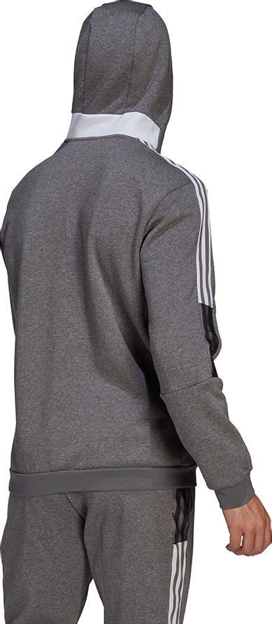 Bluza Męska Tiro 21 Sweat Hoodie Adidas Grey Heather Sport Shop Pl