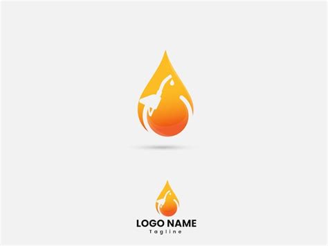 Premium Vector Fuel Oil Business Logo Design With Oil Drop Vector And