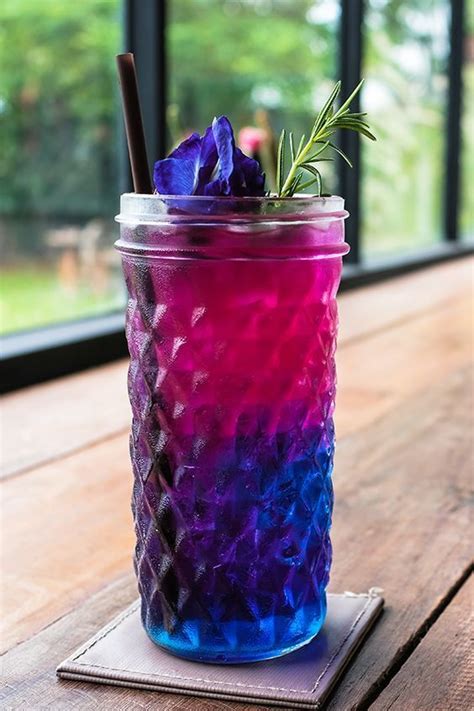 The Purple Rain Cocktail Cocktail Recipe Recipe Gin Cocktails